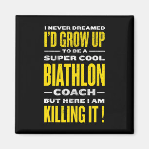 Cooler Biathlon Trainer Lugano Highlights Spaß Lug Magnet