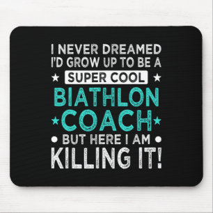 Cooler Biathlon Trainer Lugano Highlights Spaß Lug Mousepad