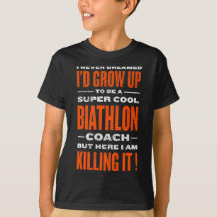 Cooler Biathlon Trainer Lugano Highlights Spaß Lug T-Shirt