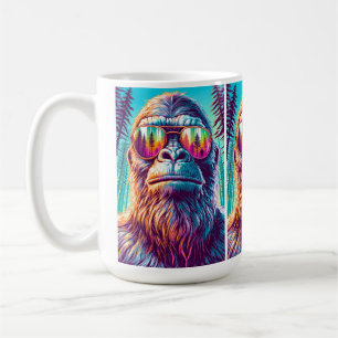 Cooler Bigfoot in Angesagter Sonnenbrille Kaffeetasse