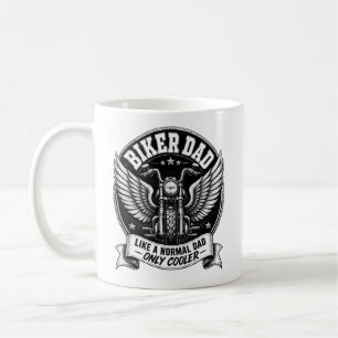 Cooler Biker-Vater Vintage-Motorrad Kaffeetasse