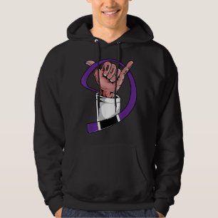 Cooler BJJ Lila Belt Geschenk Brasilianer Jiu Jits Hoodie