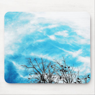 Cooler blauer Himmel Mousepad