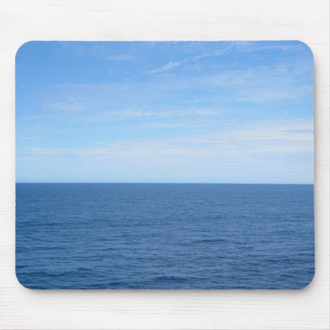 Cooler blauer Ozean Mousepad (Vorne)