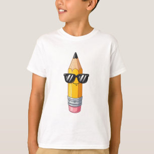 Cooler Bleistift mit Sonnenbrille Kids T-Shirt