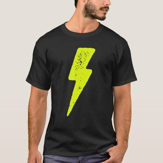 Cooler Blitz für sportliche Sportler T-Shirt (Vorderseite)