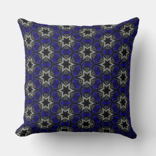 Cooler Blue Ice Square mit Star Design Throw Kisse Kissen