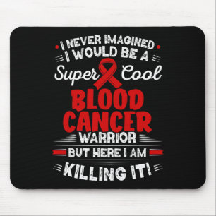 Cooler Blutkrebs-Krieger Blutkrebs Bewusstsein Mousepad