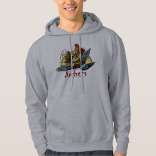 Cooler Bogenschütze-T - Shirtentwurf Hoodie