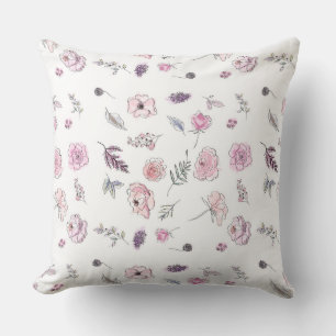 Cooler Bohemischer Chic Floral Boho Girl Pink Kissen