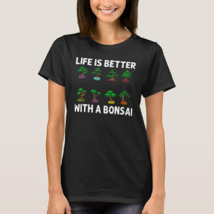 Cooler Bonsai-Baum für Männer Frauen Pflanze Dame T-Shirt