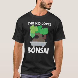 Cooler Bonsai für Kinder Jungen Baum Pflanze Garte T-Shirt
