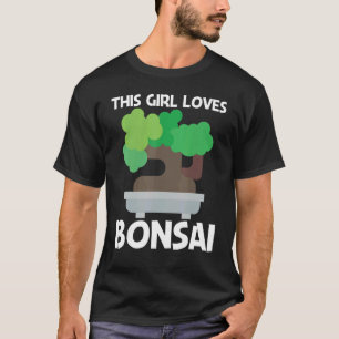 Cooler Bonsai für Mädchen Kinder Baum Pflanze Gart T-Shirt