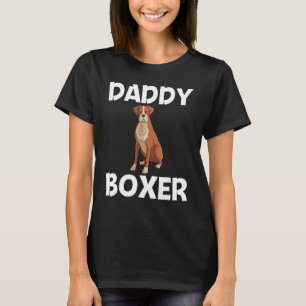 Cooler Boxer Hund für Männer Vater Welpen-Hundehun T-Shirt