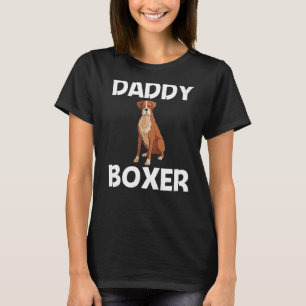 Cooler Boxer Hund für Männer Vater Welpen-Hundesch T-Shirt