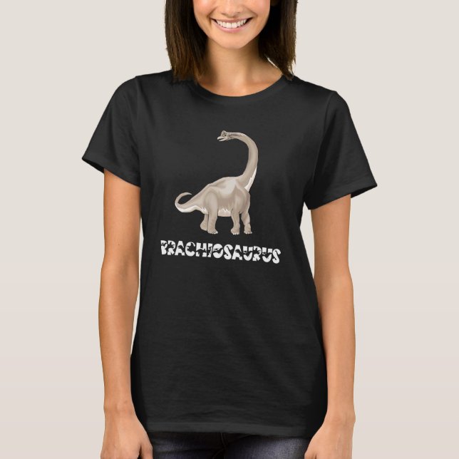 Cooler Brachiosaurus Dinosaur Dino Saurus Reptil E T-Shirt (Vorderseite)