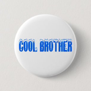 Cooler Bruder (blau) Button