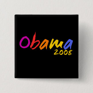 Cooler bunter Obama 2008 Knöpfe Button