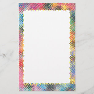 Cooler bunter Rahmen - Briefpapier