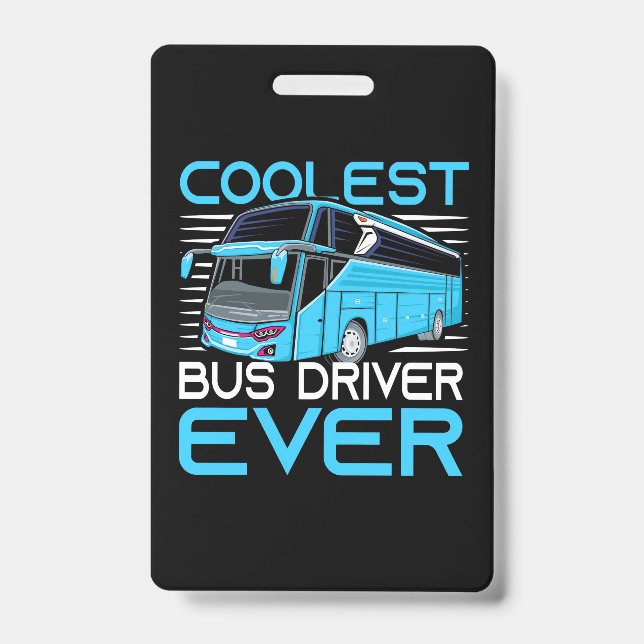 Cooler Busfahrer je Ausweis (Vorderseite)