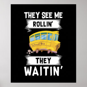 cooler Busfahrer  Poster