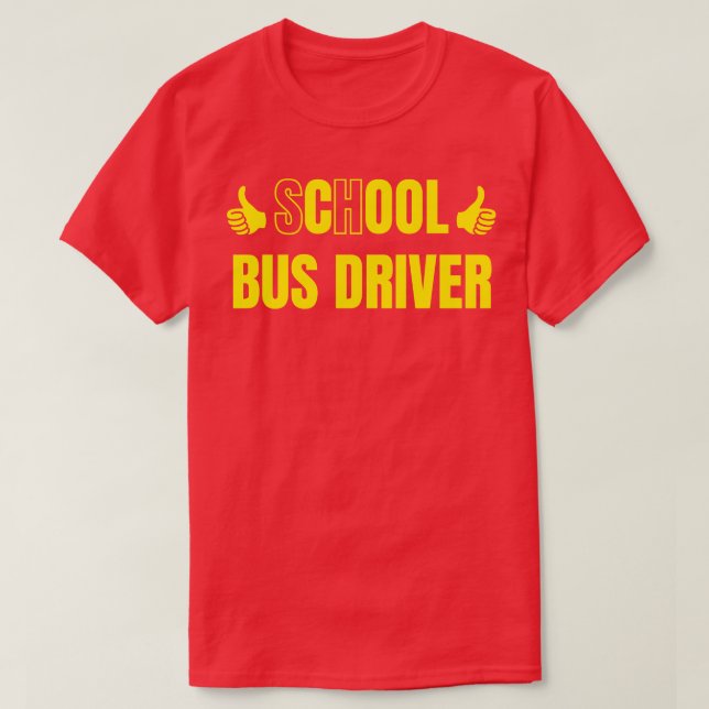Cooler Busfahrer T-Shirt (Design vorne)
