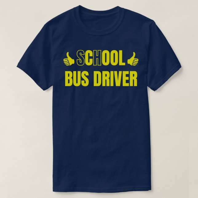 Cooler Busfahrer T-Shirt (Design vorne)