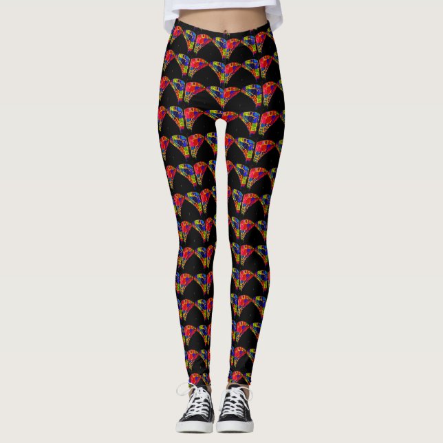 Cooler Butterfly-Stil Leggings (Vorderseite)