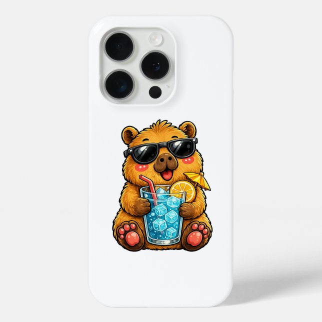 Cooler Capybara-Trunk Case-Mate iPhone Hülle (Rückseite)