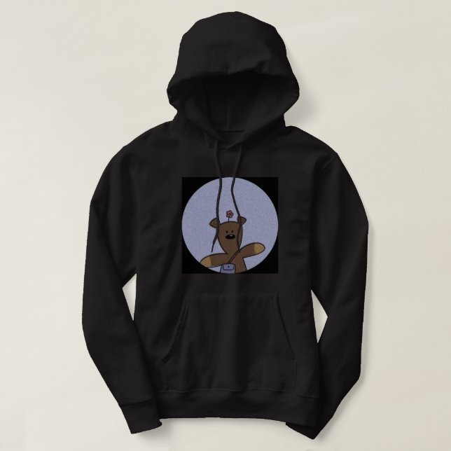 Cooler Cartoon Bear Hoodie (Design vorne)