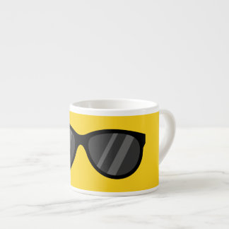 Cooler Cartoon Sonnenbrille Espressotasse