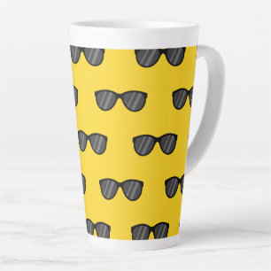 Cooler Cartoon Sonnenbrille Milchtasse