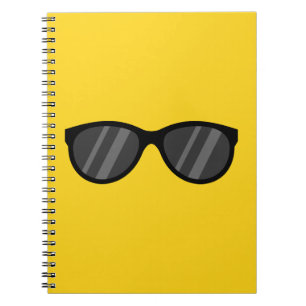 Cooler Cartoon Sonnenbrille Notizblock