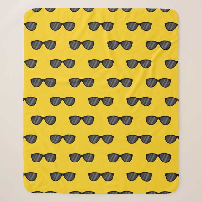 Cooler Cartoon Sonnenbrille Sherpadecke (Vorderseite)