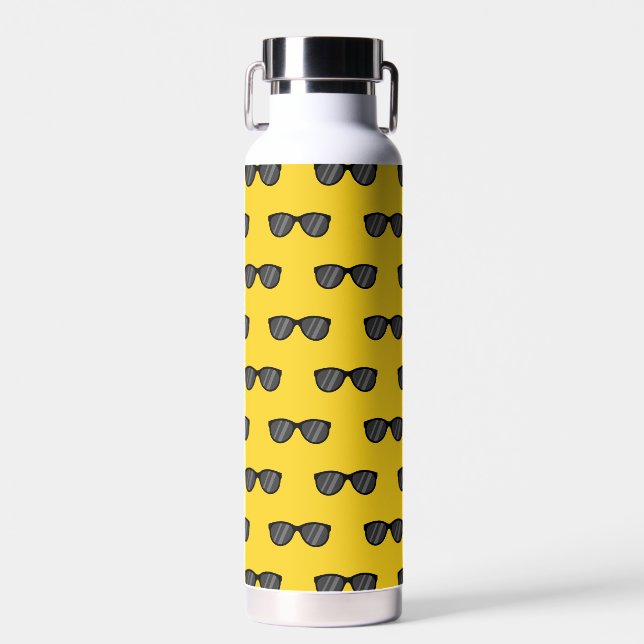 Cooler Cartoon Sonnenbrille Trinkflasche (Vorne)