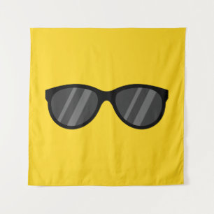 Cooler Cartoon Sonnenbrille Wandteppich