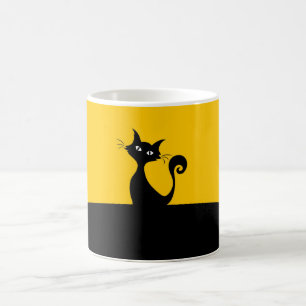 Cooler Cat Artistic Coffee Tee Tasse