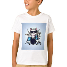 Cooler Cat Drummer