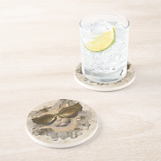 Cooler Cat Untersetzer (Seite)