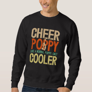Cooler Cheer Poppy eines Cheerleader Poppy Cheerle Sweatshirt