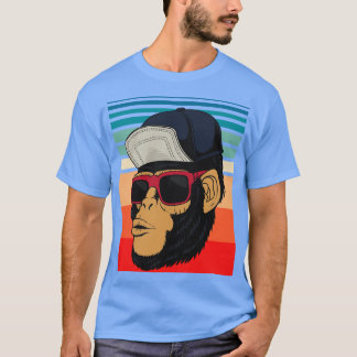 Cooler Chimp-Affenleiter T-Shirt
