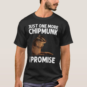 Cooler Chipmunk für Damen und Herren Eichhörnchen T-Shirt
