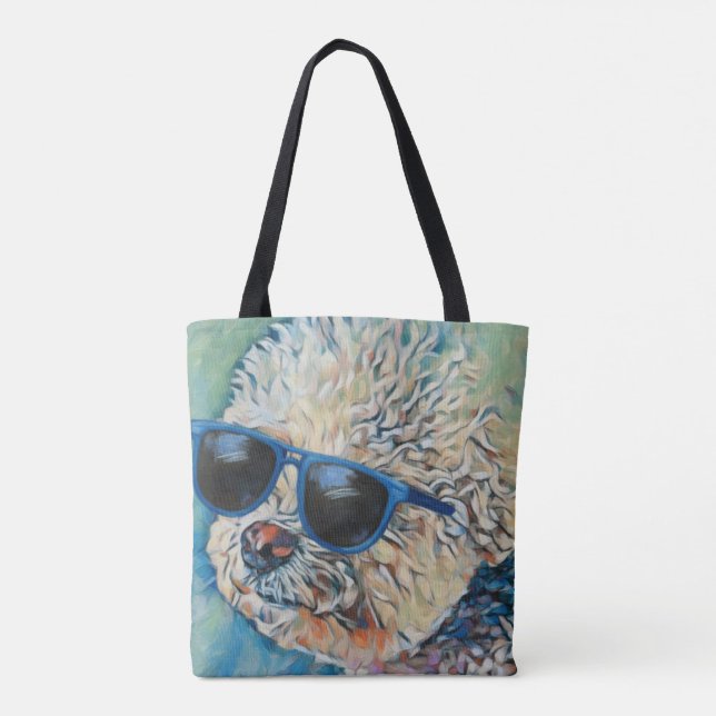 Cooler 'Chon der Bichon Flexible Magnet (Rückseite)