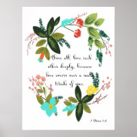 Cooler Christlicher Art - 1 Peter 4:8