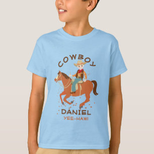 Cooler Cowboy und Pferd Geburtstagsparty T-Shirt