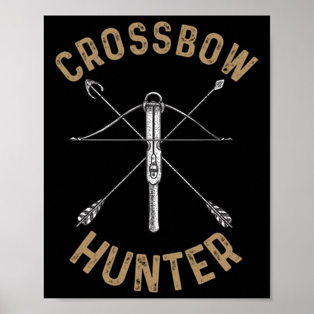 Cooler Crossbow for Men Women Archery Arrow Bow Ja Poster (Vorne)