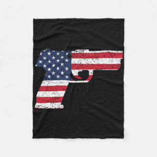 Cooler Dabbing-Junge 4. Juli Amerikanische Flagge Fleecedecke
