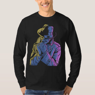 Cooler Detektiv mit dem Schnurrbart mysteriöse Spy T-Shirt