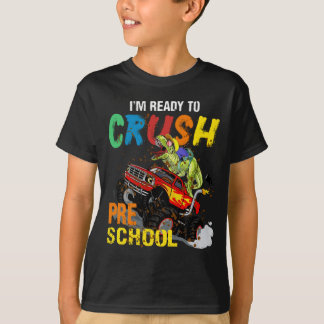 Cooler Dinosaurier Ich bin bereit, die Vorschule z T-Shirt