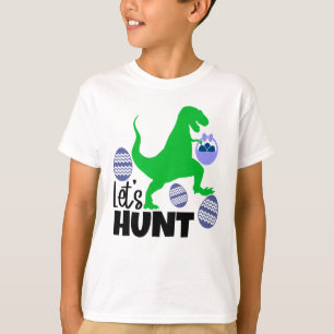 cooler Dinosaurier Ostereierjagd T - Shirt